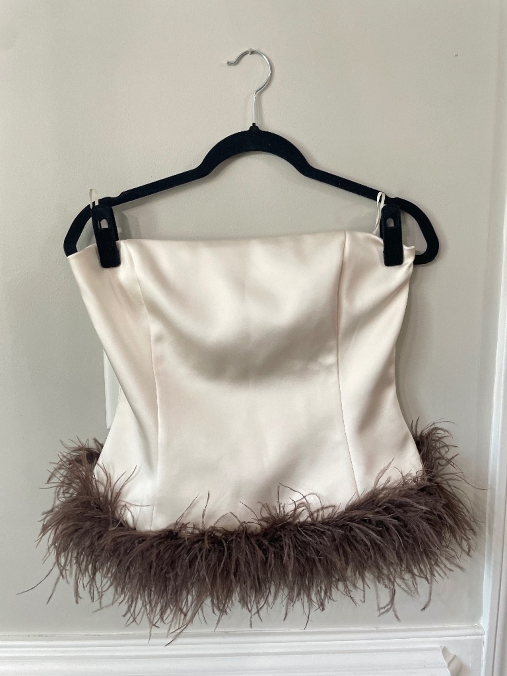 Corset fur top